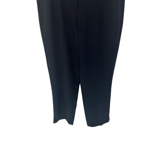 J.Crew Black Office Work Career Business Matte Crepe Pull On Easy Pant Size 12 - Picture 5 of 12
